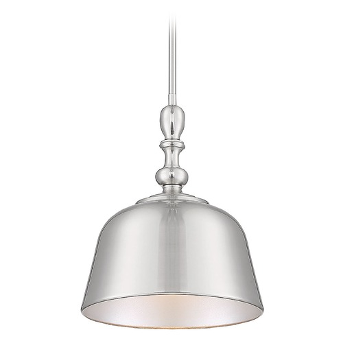 Berg Satin Nickel Pendant by Savoy House