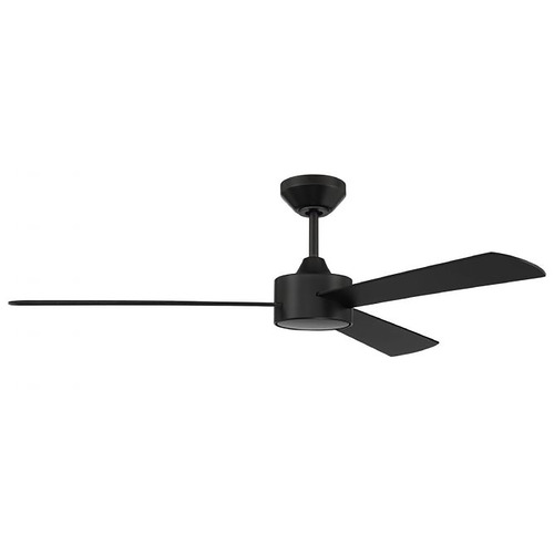 Craftmade Lighting Provision 52-Inch WiFi Fan in Flat Black by Craftmade Lighting PRV52FB3