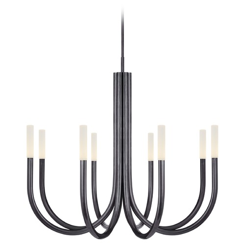 Visual Comfort Signature Collection Kelly Wearstler Rousseau Chandelier in Bronze by Visual Comfort Signature KW5581BZEC
