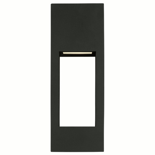 Visual Comfort Studio Collection Testa Black LED Outdoor Wall Light