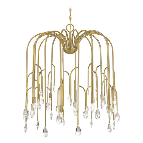 Anholt 8-Light Chandelier in Noble Brass by Savoy House