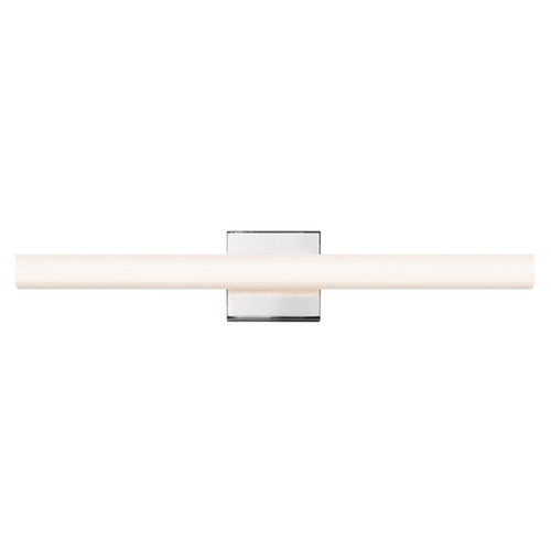 Sq-Bar Polished Chrome LED Bathroom Light by Sonneman Lighting