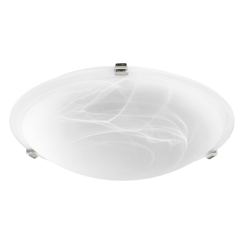 Quorum Lighting Polished Nickel Flush Mount by Quorum Lighting 3000-16-62