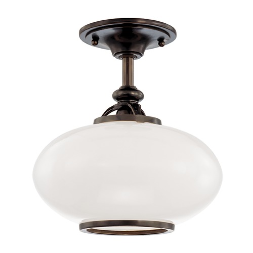 Canton Old Bronze Semi-Flush Mount by Hudson Valley Lighting