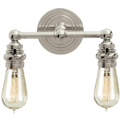 Visual Comfort Signature Collection E.F. Chapman Boston 2-Light in Polished Nickel by Visual Comfort Signature SL2932PN
