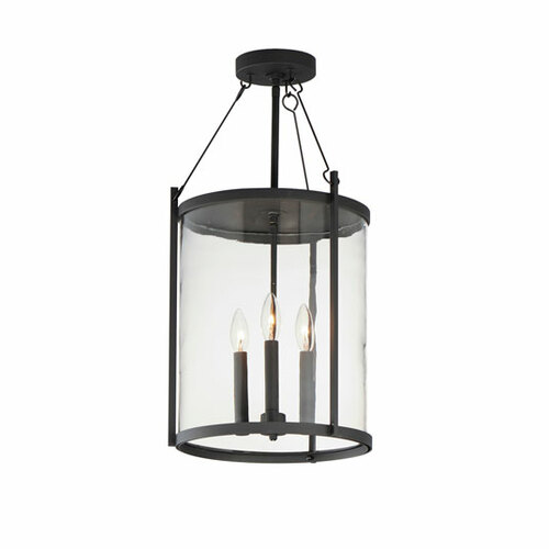 Belfry Outdoor Pendant in Black by Maxim Lighting