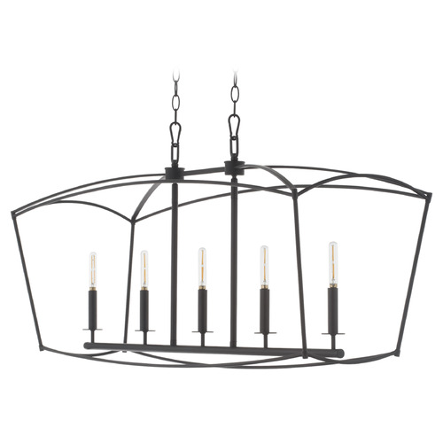 Quorum Lighting Mantle Matte Black Linear LIght by Quorum Lighting 6512-5-59