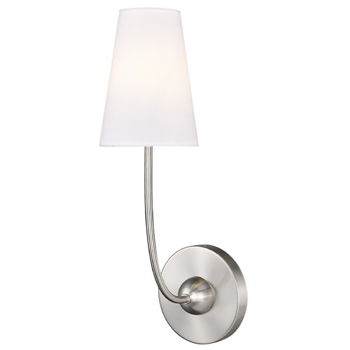 Z-Lite Z-Lite Shannon Brushed Nickel Sconce 3040-1S-BN
