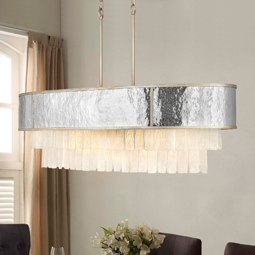 Reverie 43.25-Inch Oval Chandelier in Champagne Gold by Fredrick Ramond