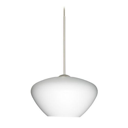 Besa Lighting Besa Lighting Peri Satin Nickel Mini-Pendant Light 1XT-541007-SN