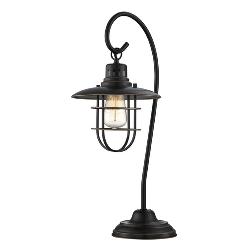Lanterna II Dark Bronze Table Lamp by Lite Source Lighting