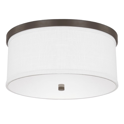 Midtown 15.75 Flush Mount in Burnished Bronze by Capital Lighting