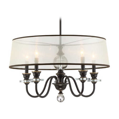 Quoizel Lighting Ceremony Palladian Bronze Pendant by Quoizel Lighting CRY5005PN