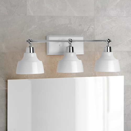 Bramlett Bathroom Light in Chrome by Progress Lighting