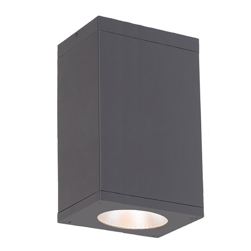 Cube Arch Graphite LED Flush Mount by WAC Lighting