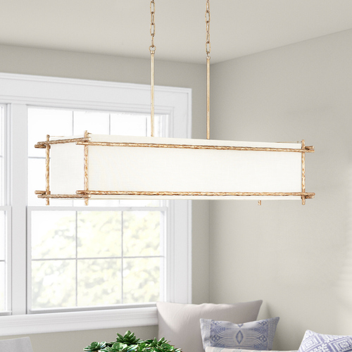 Tress 6-Light Linear Light in Champagne Gold by Hinkley Lighting
