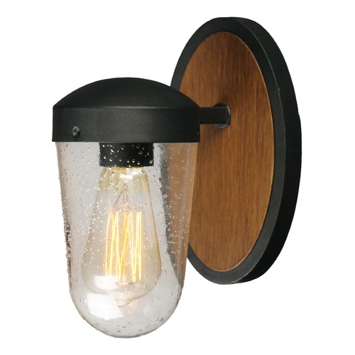 Maxim Lighting Maxim Lighting Lido Antique Pecan / Black Outdoor Wall Light 30011CDAPBK