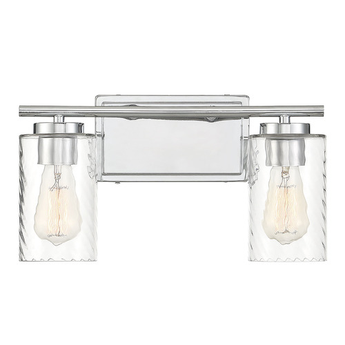 15-Inch Bathroom Light in Chrome by Meridian