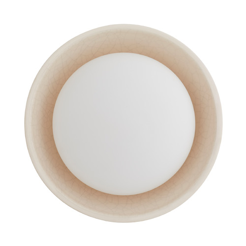 Arteriors Home Lighting Glaze Small Sconce in Blackened Steel and Ivory by Arteriors Home DA49005
