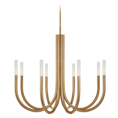 Visual Comfort Signature Collection Kelly Wearstler Rousseau Chandelier in Antique Brass by Visual Comfort Signature KW5581ABSG