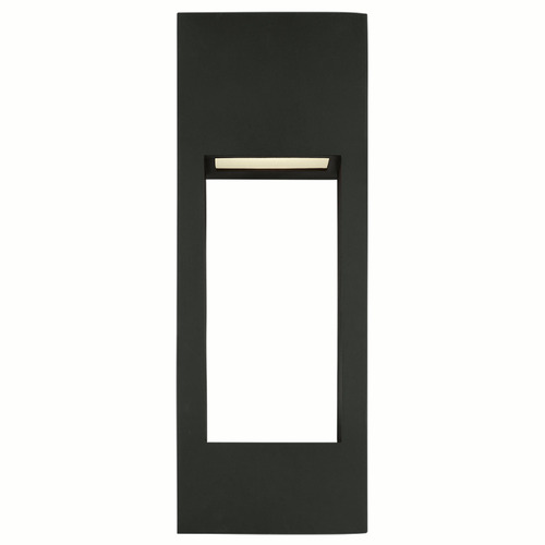 Visual Comfort Studio Collection Testa Black LED Outdoor Wall Light