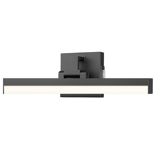 Z-Lite Liam Matte Black LED Bathroom Light