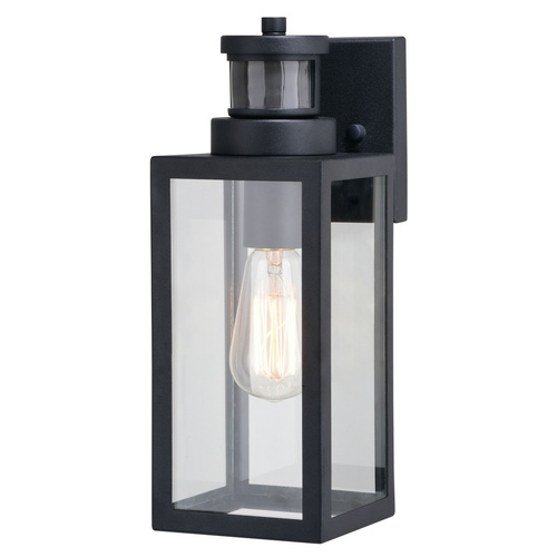 Vaxcel Lighting Lombard Textured Black Outdoor Wall Light by Vaxcel Lighting T0736