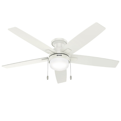 Hunter Fan Company Anisten Fresh White LED Ceiling Fan with Light
