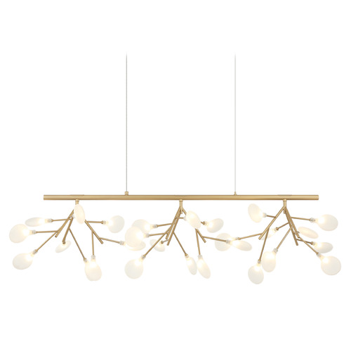 Matteo Lighting Hydrangea Bloom Gold LED Island Light