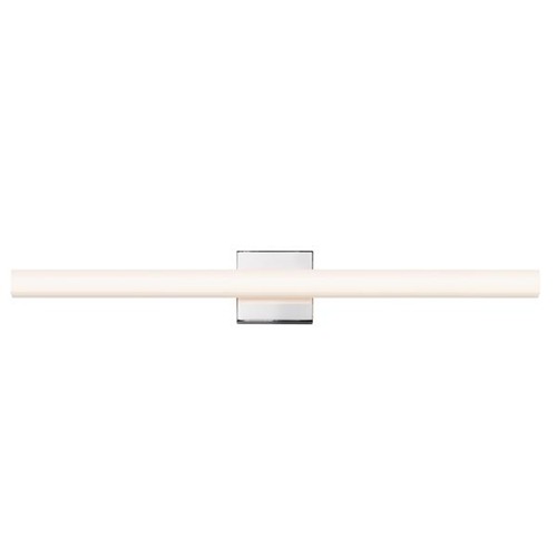 Sq-Bar Polished Chrome LED Bathroom Light by Sonneman Lighting