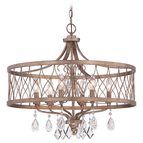 West Liberty Olympus Gold Pendant by Minka Lavery