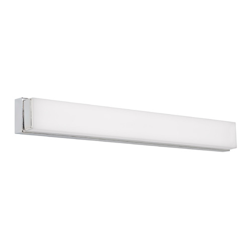 Visual Comfort Modern Collection Sage 37 3000K LED Bath Wall Sconce in Chrome by Visual Comfort Modern 700BCSAGW37C-LED930