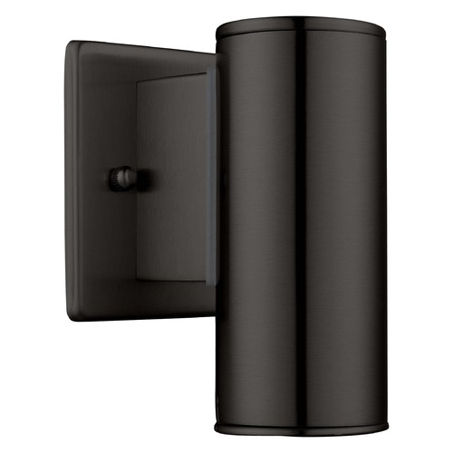 Riga Matte Black Outdoor Wall Light by Eglo Lighting