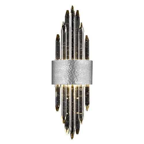 Avenue Lighting Aspen Hammered Polished Nickel LED Sconce by Avenue Lighting HF3017-HPN