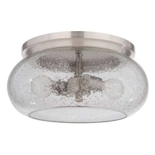 Serene Brushed Polished Nickel Flush Mount by Craftmade Lighting