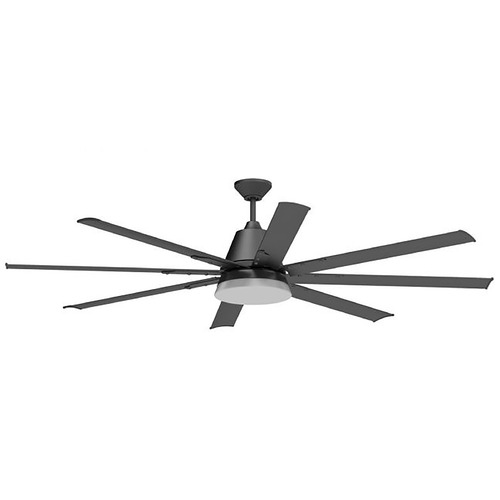 Craftmade Lighting Wingtip 72-Inch LED Smart Fan in Flat Black by Craftmade Lighting WTP72FB8