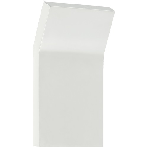 Visual Comfort Signature Collection Peter Bristol Bend Square Light in White by Visual Comfort Signature PB2052WHT