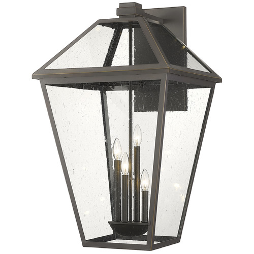 Talbot Oil Rubbed Bronze Outdoor Wall Light by Z-Lite