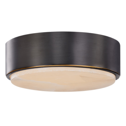 Alora Lighting Alan Pepin Blanco Urban Bronze LED Flushmount Light