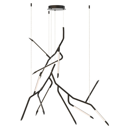 ET2 Lighting ET2 Scion Black LED Multi-Light Pendant E25415-BK