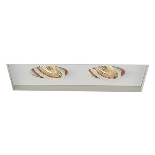 8-Inch Eyeball & Gimbal Ring White Recessed Trim by WAC Lighting
