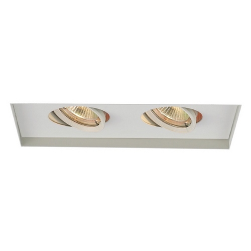 WAC Lighting 8-Inch Eyeball & Gimbal Ring White Recessed Trim by WAC Lighting MT-216TL-WT