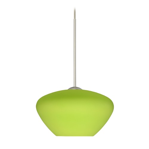 Besa Lighting Peri Satin Nickel Mini-Pendant Light