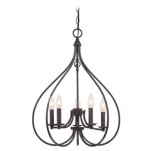 Farrah Dark Bronze Chandelier by Lite Source Lighting