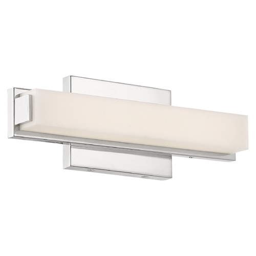 Slick Polished Nickel LED Bathroom Light by Nuvo Lighting