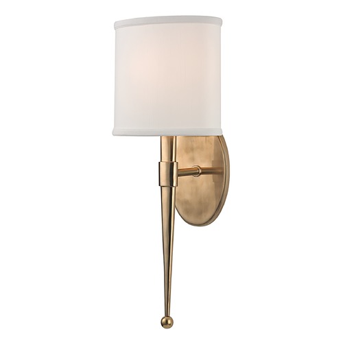 Hudson Valley Lighting Madison Aged Brass Sconce by Hudson Valley Lighting 6120-AGB