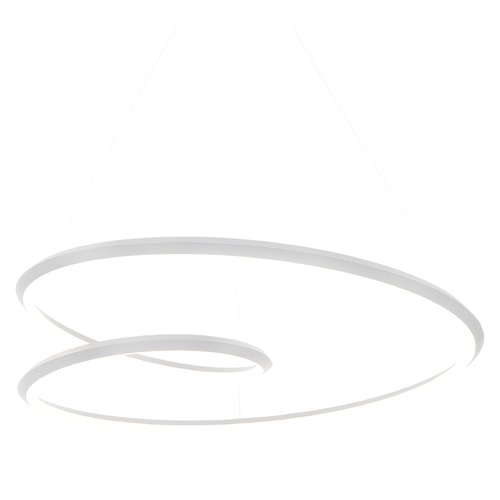 Ampersand White LED Pendant by Kuzco Lighting