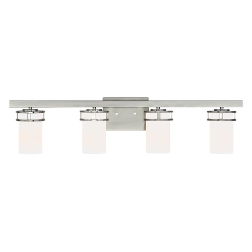 Robie Brushed Nickel Bathroom Light by Generation Lighting