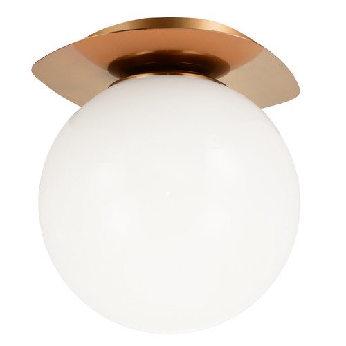 Matteo Lighting Razz Aged Gold Semi-Flush Mount by Matteo Lighting X15711AGOP