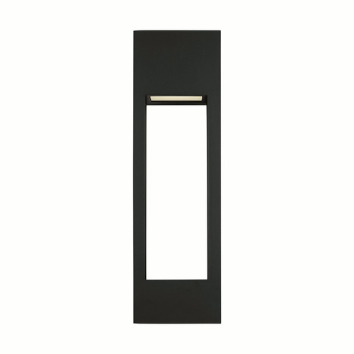 Visual Comfort Studio Collection Testa Black LED Outdoor Wall Light